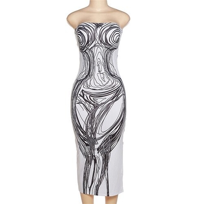 2023 Spring European and Americanwomen s clothing 3d printed material sleeveless custom apparel