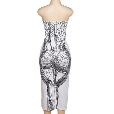 2023 Spring European and Americanwomen s clothing 3d printed material sleeveless custom apparel